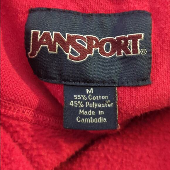 Ball State Cardinals Sweatshirt Woman's‎ Medium Red 1/4 Zip Sporty Academia - Picture 9 of 12